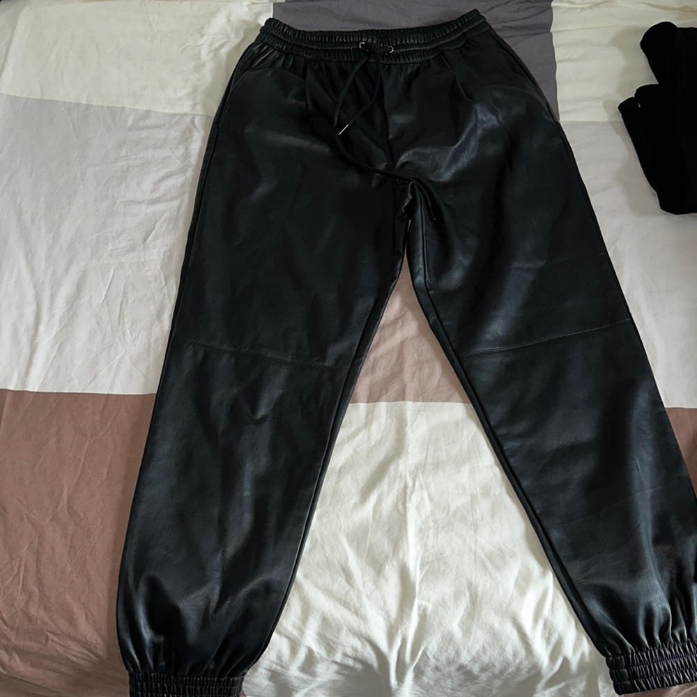 Zara pu leather pants